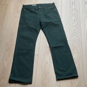 AG PROTEGE Men's DARK Green Jeans 32 x 31”(hemmed)